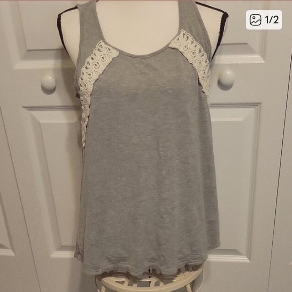 Mossimo Tank Bundle 2 Grey Size Tank Large - Picture 3 of 4